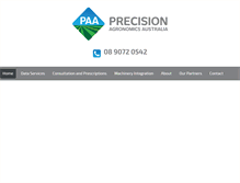 Tablet Screenshot of precisionag.com.au